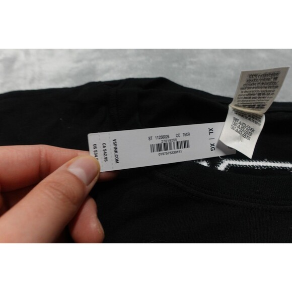 Victoria's Secret Gray L Campus Cotton Tee NWT - Picture 4 of 9